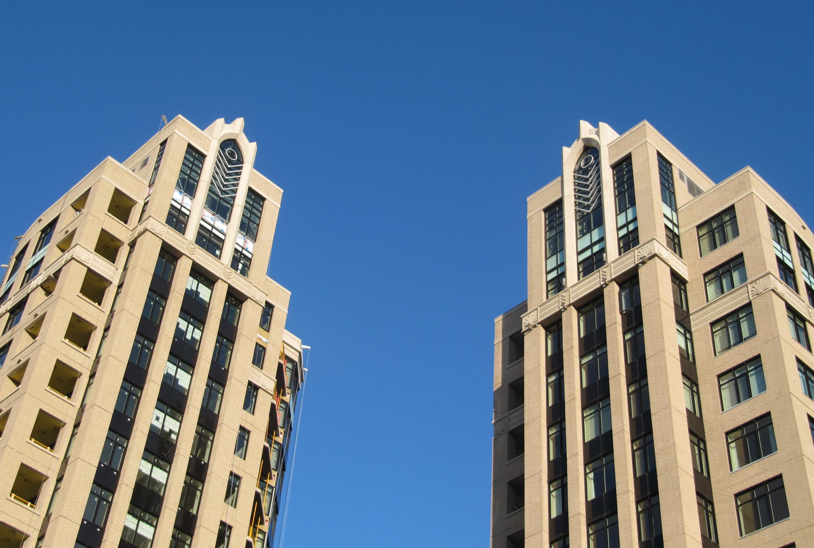 Modern high-rise residential towers
